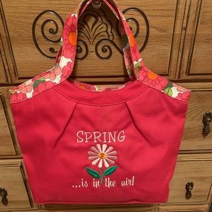 Springtime lightweight tote!
